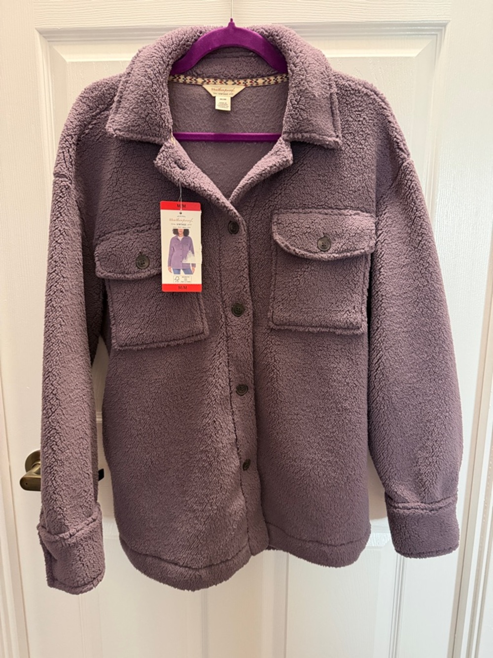 Vintage Weatherproof Lavender Sherpa Jacket
